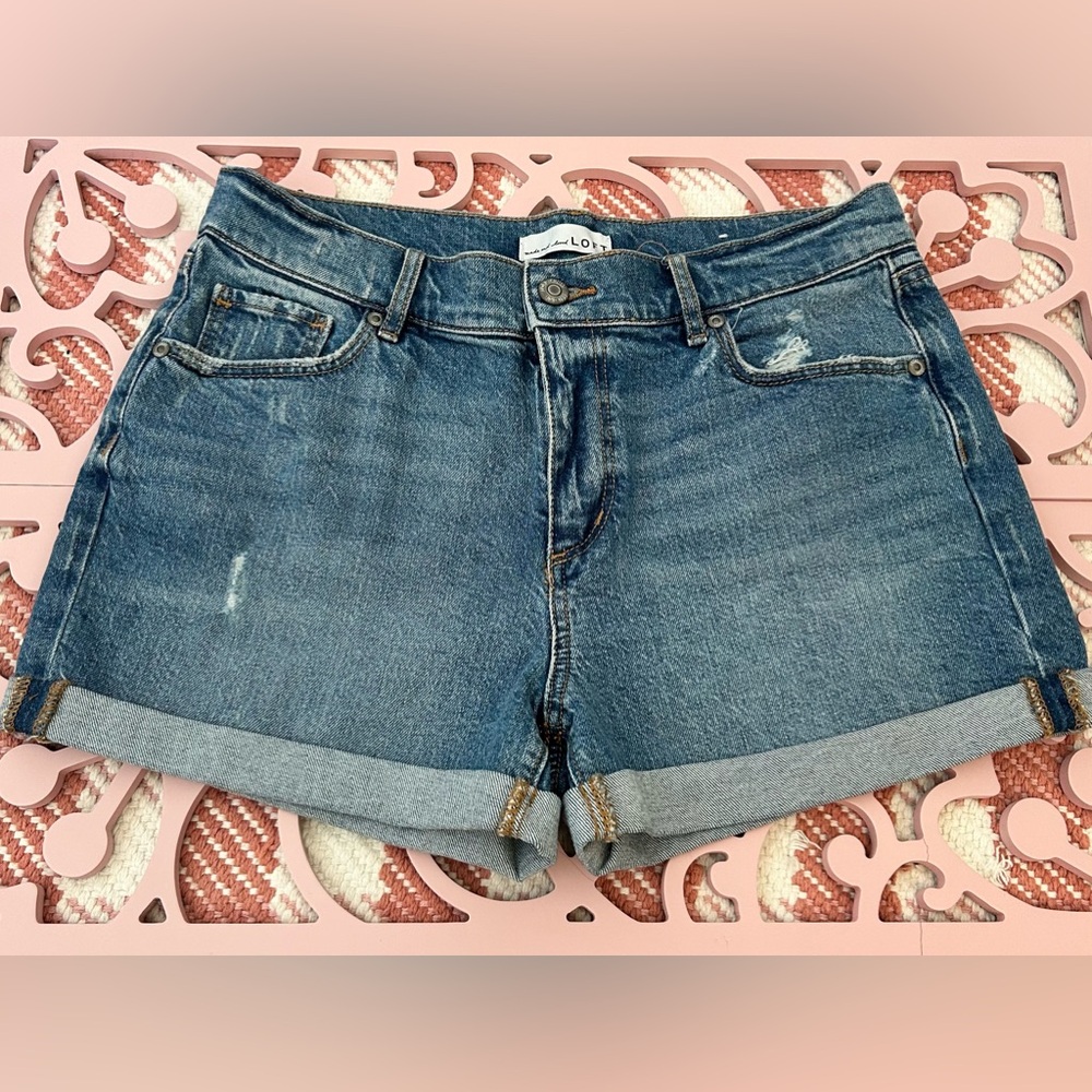 Women’s Loft Denim Jean Shorts Size 6